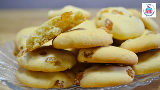 Готовлю печенье с изюмом на скорую руку, справится даже ребёнок)