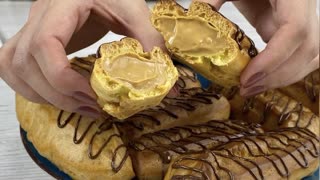 Самые Вкусные ЭКЛЕРЫ. Готовить их просто! Идеальное заварное тесто для эклеров и профитролей