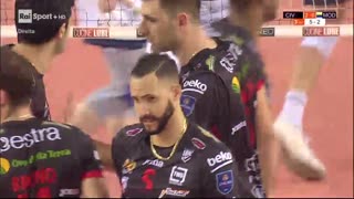 Модена - Чивитанова. 21-й тур Чемпионата Италии по волейболу. Серия А1. Мужчины. 17.02.19