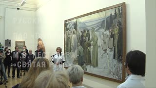 Реставрация картины Михаила Нестерова «Святая Русь»